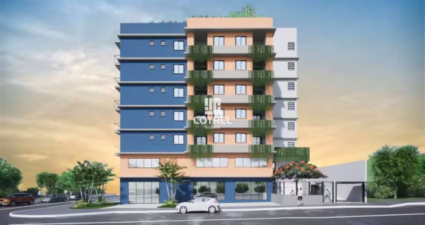 Apartamento em construção 2 dormitórios sendo 1 suíte, situado no bairro camobi,