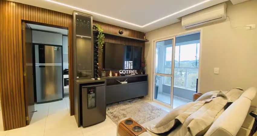 Apartamento à venda 2 dormitórios sendo 1 suíte, 1 vaga de garagem, situado no b