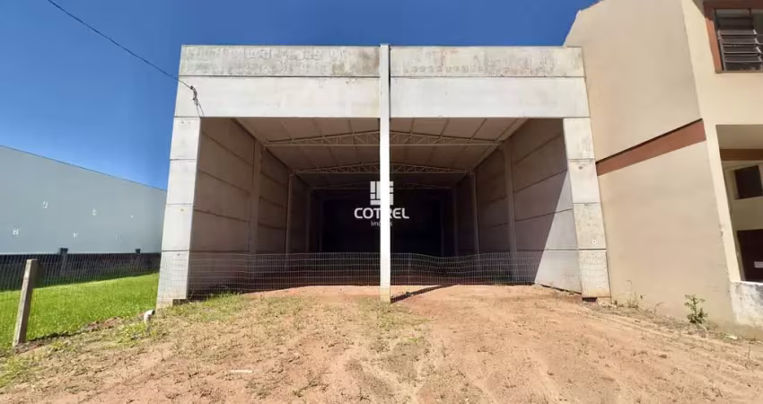 Pavilhão para locação 2 banheiros e 10 vagas de garagem situado no bairro camobi
