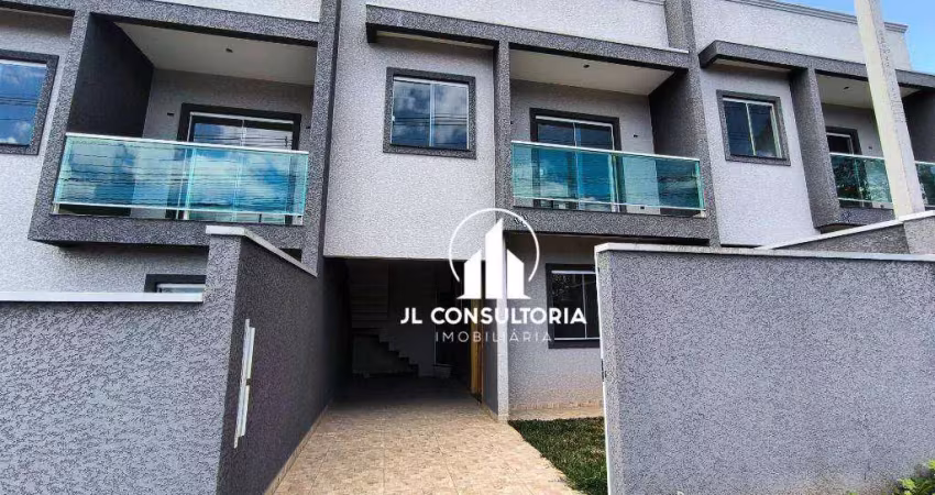 Sobrado à venda, 84 m² por r$ 449.900,00 - sítio cercado - curitiba/pr