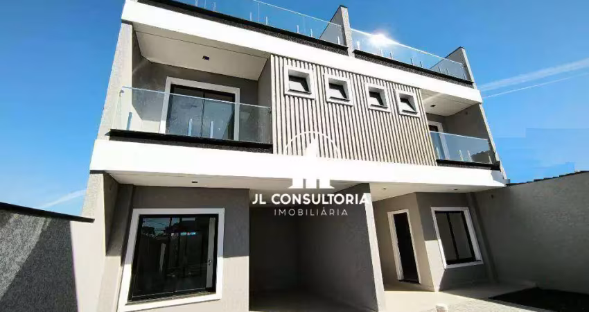Sobrado à venda, 140 m² por r$ 650.000,00 - sítio cercado - curitiba/pr