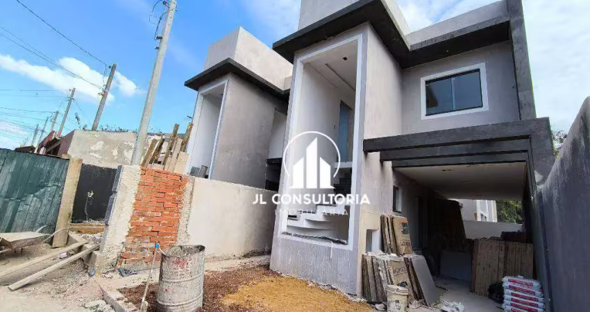 Sobrado à venda, 87 m² por r$ 549.000,00 - sítio cercado - curitiba/pr