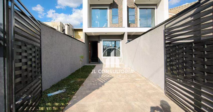 Sobrado com 3 dormitórios à venda, 80 m² por R$ 470.000,00 - Umbará - Curitiba/PR