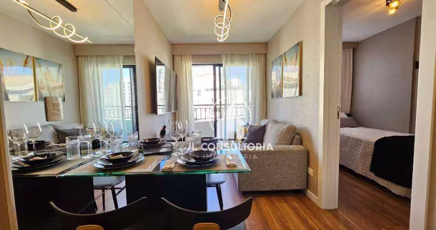 Apartamento com 2 dormitórios à venda, 34 m² por r$ 395.000,00 - vila izabel - curitiba/pr