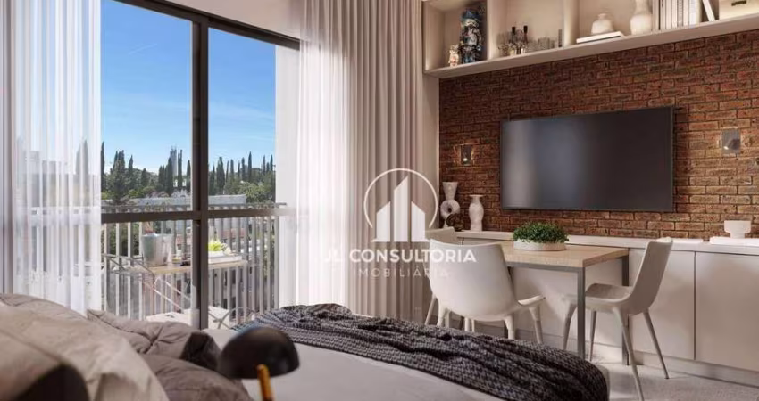 Apartamento à venda, 27 m² por R$ 348.393,99 - Alto da Glória - Curitiba/PR