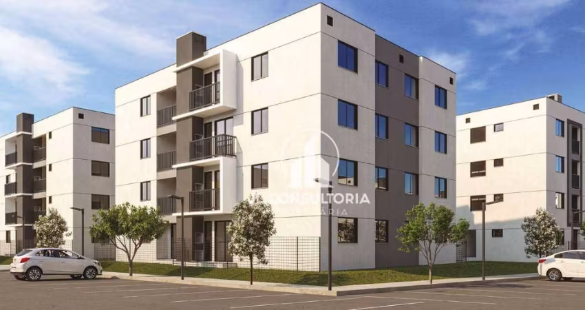 Apartamento com 2 dormitórios à venda, 44 m² por R$ 357.352,00 - Capão Raso - Curitiba/PR