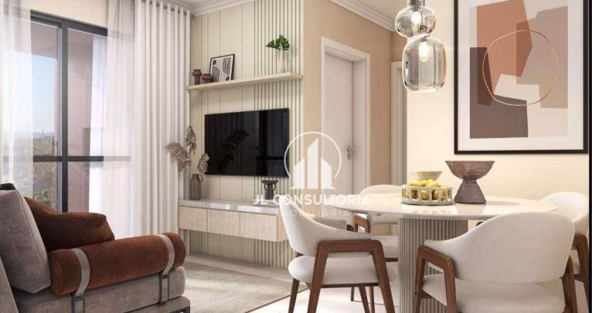 Apartamento à venda, 55 m² por R$ 380.000,00 - Centro - Pinhais/PR