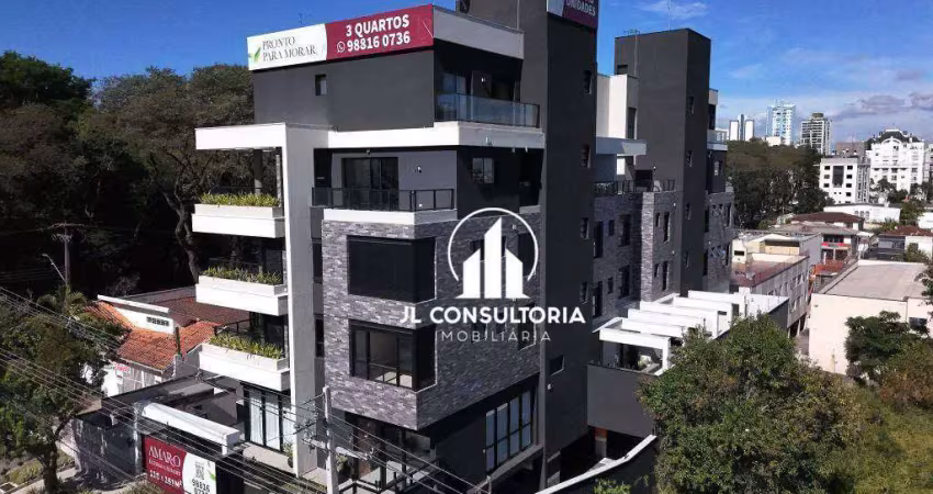 Apartamento garden com 3 dormitórios à venda, 204 m² por r$ 1.813.420,00 - cristo rei - curitiba/pr