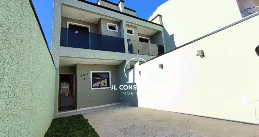 Sobrado à venda, 84 m² por r$ 550.000,00 - sítio cercado - curitiba/pr
