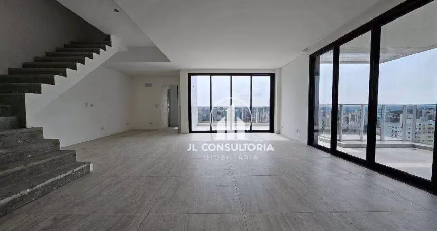 Cobertura com 3 dormitórios à venda, 197 m² por r$ 3.060.077,01 - cabral - curitiba/pr