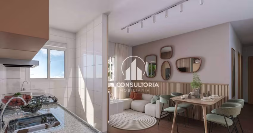 Apartamento com 2 dormitórios à venda, 44 m² por R$ 349.900,00 - Capão Raso - Curitiba/PR