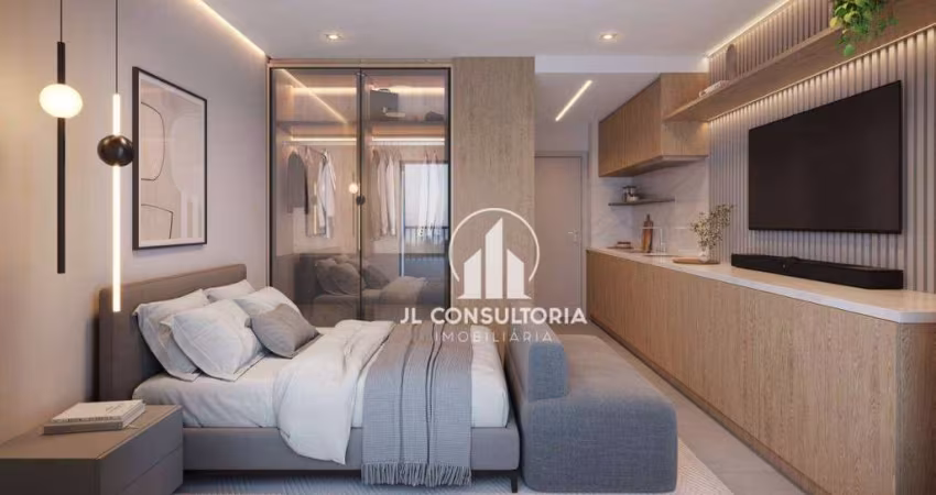 Studio com 1 dormitório à venda, 30 m² por R$ 344.900,00 - Novo Mundo - Curitiba/PR