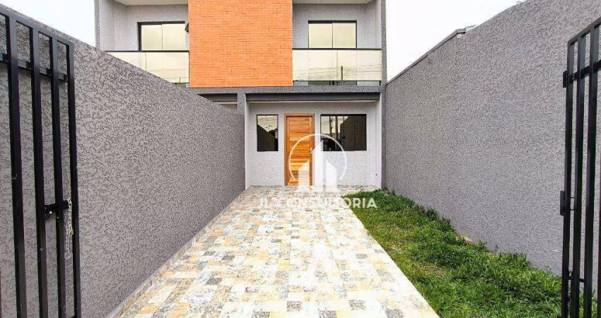 Sobrado com três quartos sendo uma suíte, sobrado com ótimo padrão de acabamento