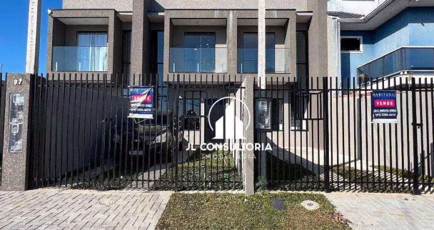 Sobrado com 3 dormitórios à venda, 100 m² por r$ 550.000,00 - pinheirinho - curitiba/pr
