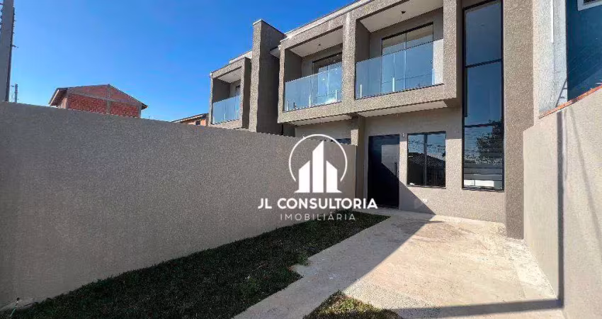 Sobrado com 2 dormitórios à venda, 75 m² por r$ 499.000,00 - pinheirinho - curitiba/pr