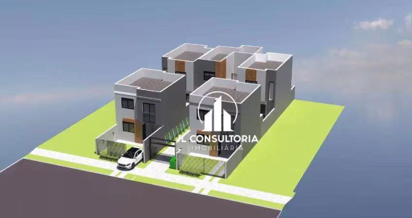 Sobrado à venda, 62 m² por r$ 399.000,00 - sítio cercado - curitiba/pr