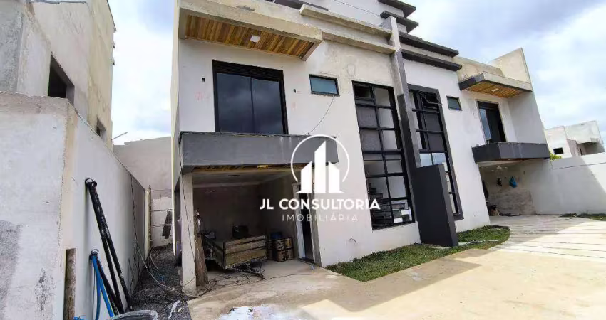 Sobrado à venda, 171 m² por r$ 870.000,00 - capão raso - curitiba/pr