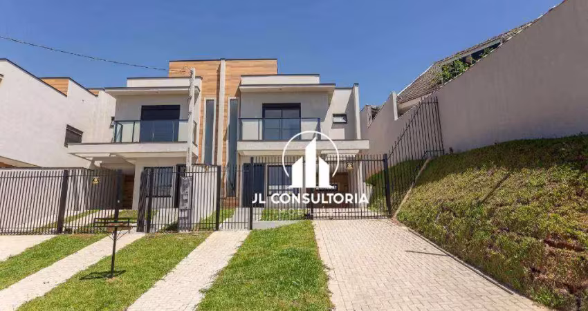 Sobrado com 3 dormitórios à venda, 103 m² por r$ 680.000,00 - atuba - curitiba/pr