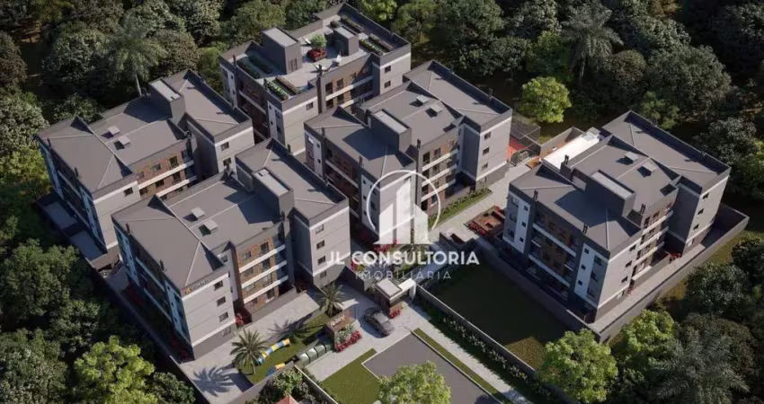 Apartamento com 2 dormitórios à venda, 47 m² por r$ 362.300,00 - santa cândida - curitiba/pr