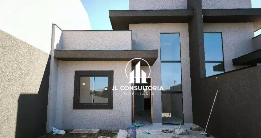 Casa com 3 dormitórios à venda, 56 m² por r$ 440.000,00 - sítio cercado - curitiba/pr