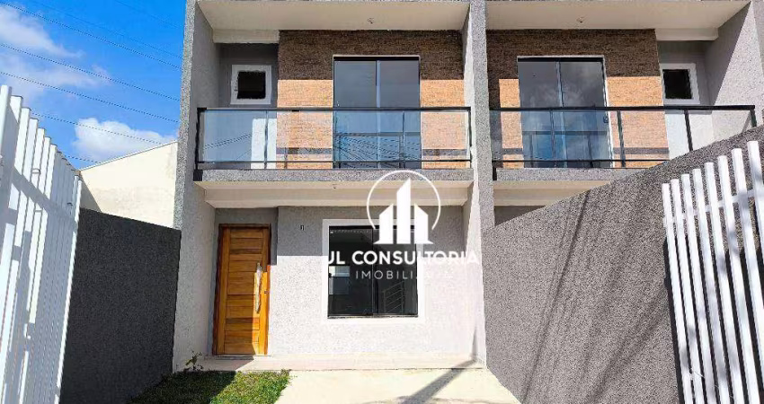 Sobrado com 3 dormitórios à venda, 79 m² por R$ 410.000 - Cidade Industrial - Curitiba/PR