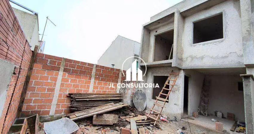 Sobrado à venda, 80 m² por r$ 400.000,00 - cidade industrial - curitiba/pr