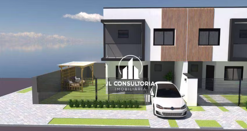 Sobrado com 3 dormitórios à venda, 84 m² por R$ 550.000 - Pinheirinho - Curitiba/PR
