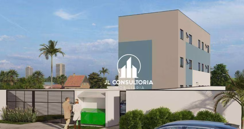 Apartamento Garden com 1 dormitório à venda, 34 m² por R$ 249.000 - Cajuru - Curitiba/PR