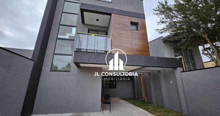 Sobrado com 3 dormitórios à venda, 140 m² por R$ 1.050.000 - Capão Raso - Curitiba/PR