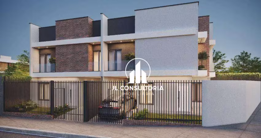 Sobrado com 3 dormitórios à venda, 88 m² por r$ 580.000,00 - cidade industrial - curitiba/pr