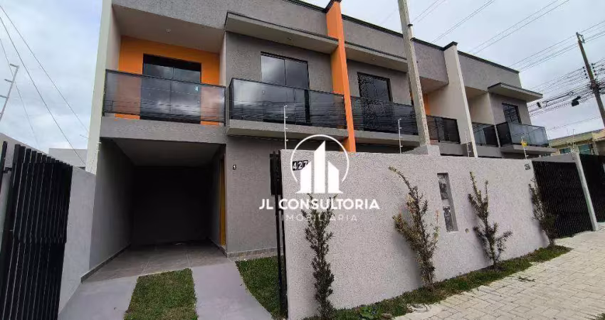 Sobrado à venda, 82 m² por r$ 420.000,00 - campo de santana - curitiba/pr