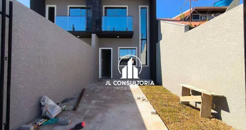 Sobrado com 3 dormitórios à venda, 86 m² por r$ 430.000 - ganchinho - curitiba/pr