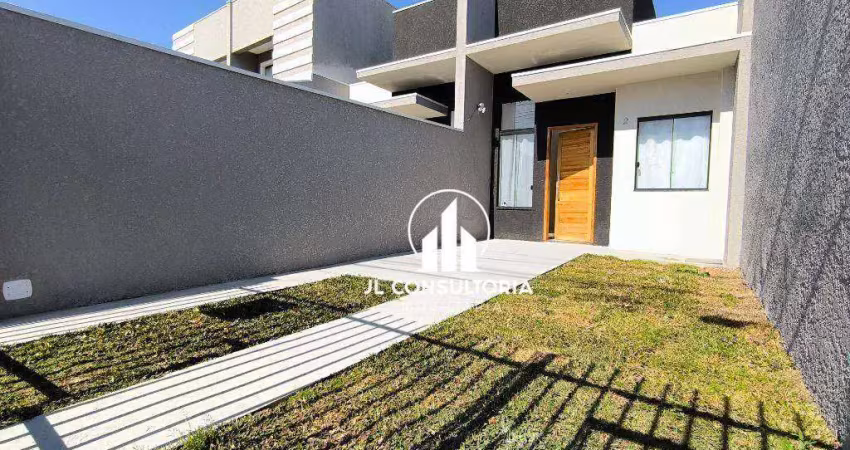 Casa com 2 dormitórios à venda, 49 m² por r$ 329.000 - sítio cercado - curitiba/pr