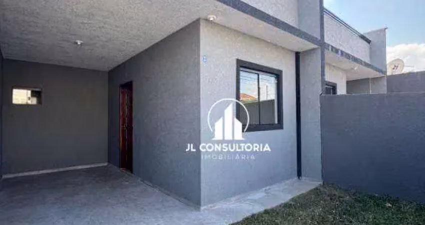 Casa com 2 dormitórios à venda, 45 m² por r$ 245.000 - campo de santana - curitiba/pr