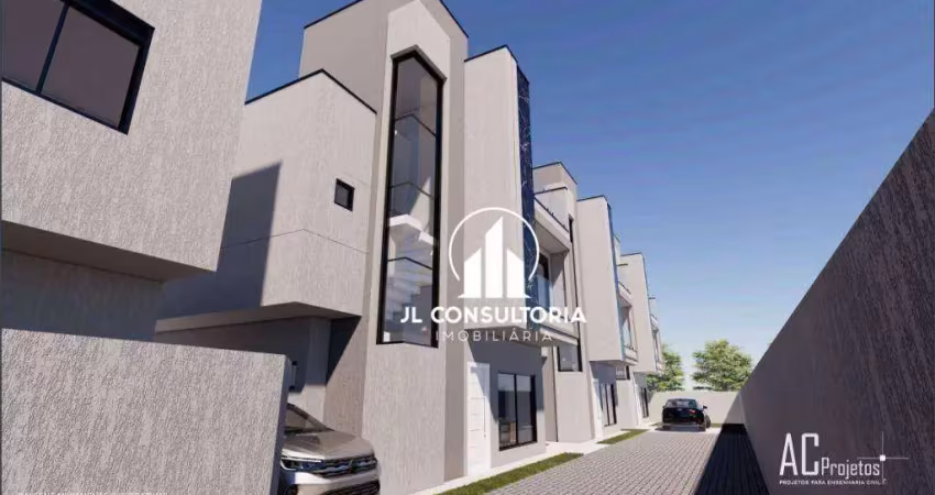 Sobrado com 3 dormitórios à venda, 157 m² por r$ 898.000 - capão raso - curitiba/pr