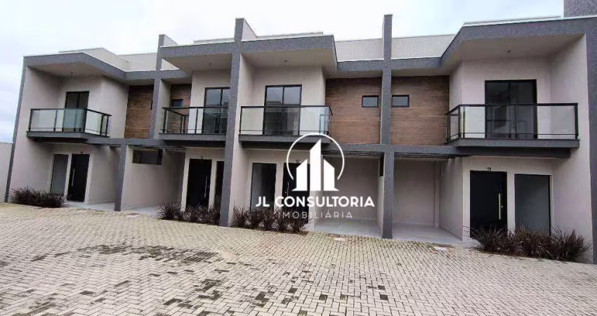 Sobrado com 3 dormitórios à venda, 79 m² por r$ 540.000 - pinheirinho - curitiba/pr