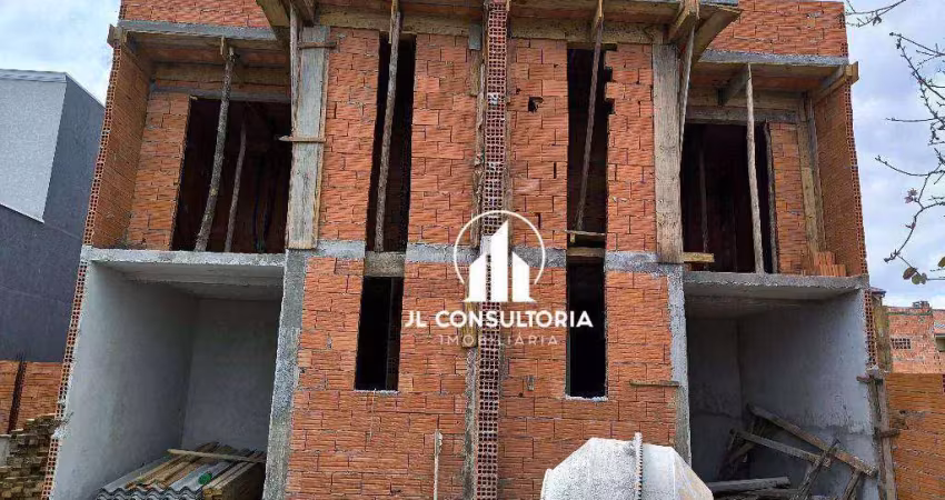Sobrado com 2 dormitórios à venda, 75 m² por r$ 400.000 - cidade industrial - curitiba/pr