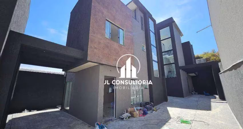 Sobrado com 3 dormitórios à venda, 118 m² por r$ 539.000,00 - xaxim - curitiba/pr