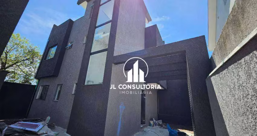 Sobrado com 3 dormitórios à venda, 156 m² por r$ 649.000,00 - xaxim - curitiba/pr