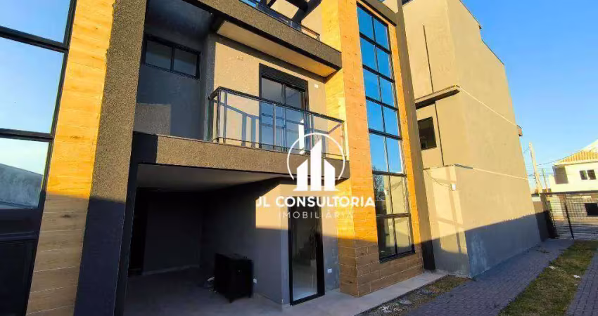 Sobrado com 3 dormitórios à venda, 142 m² por r$ 650.000 - pinheirinho - curitiba/pr