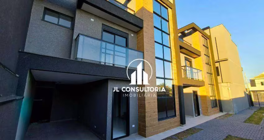 Sobrado com 3 dormitórios à venda, 142 m² por r$ 689.999 - pinheirinho - curitiba/pr