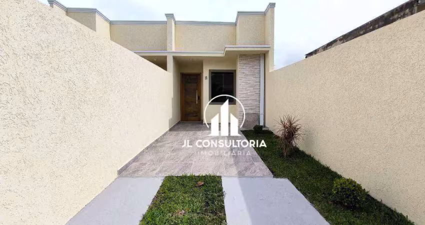 Casa com 2 dormitórios à venda, 41 m² por r$ 260.000 - campo de santana - curitiba/pr