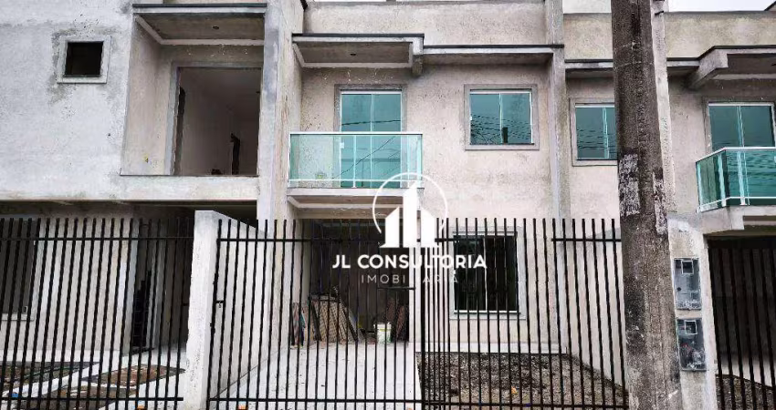 Sobrado com 3 dormitórios à venda, 73 m² por r$ 400.000 - cidade industrial - curitiba/pr