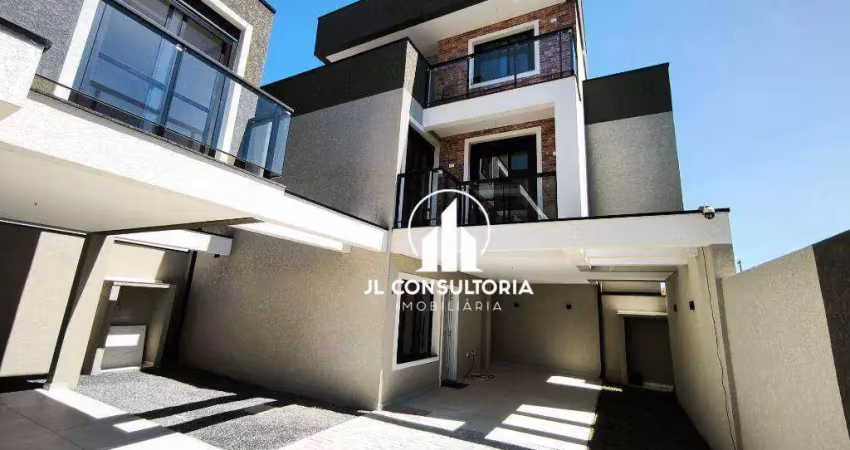 Sobrado com 4 dormitórios à venda, 146 m² por r$ 880.000,00 - novo mundo - curitiba/pr