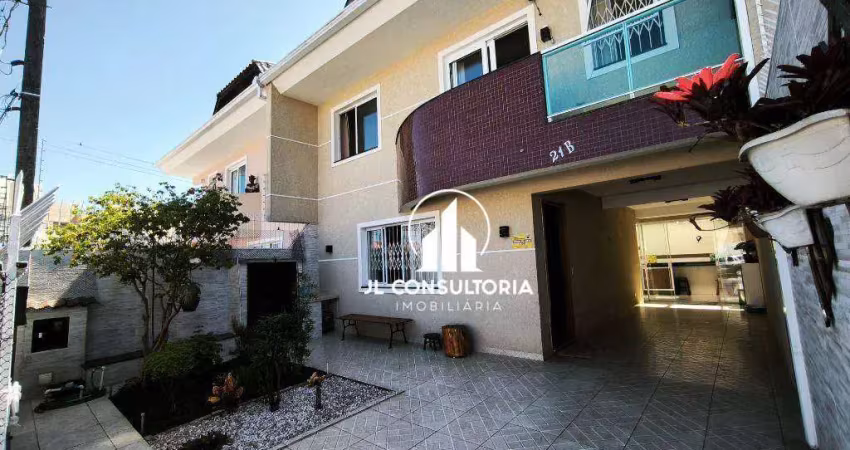 Sobrado com 4 dormitórios à venda, 182 m² por r$ 870.000 - novo mundo - curitiba/pr