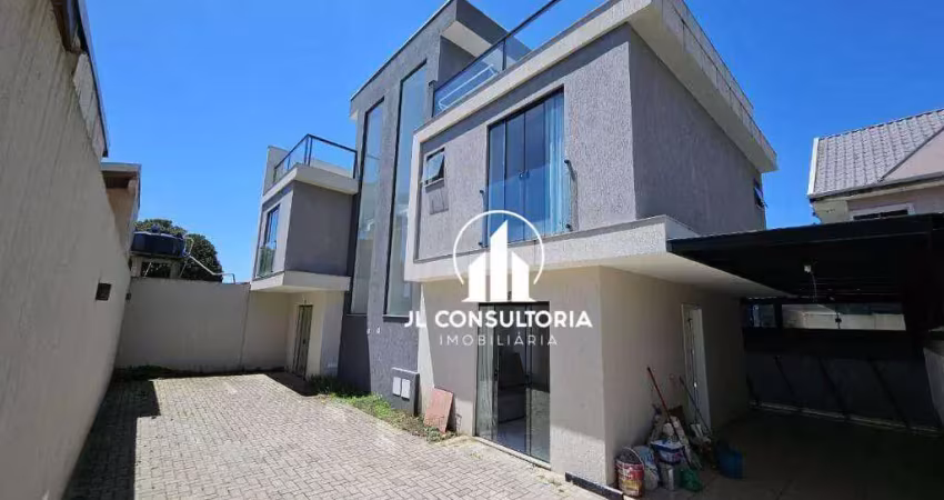 Sobrado com 4 dormitórios à venda, 110 m² por r$ 540.000 - alto boqueirão - curitiba/pr