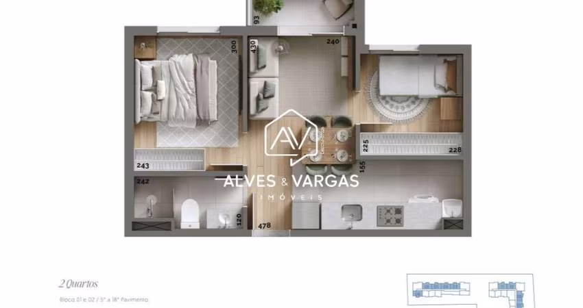 Apartamento com 2 quartos à venda na Avenida República Argentina, 4483, Novo Mundo, Curitiba