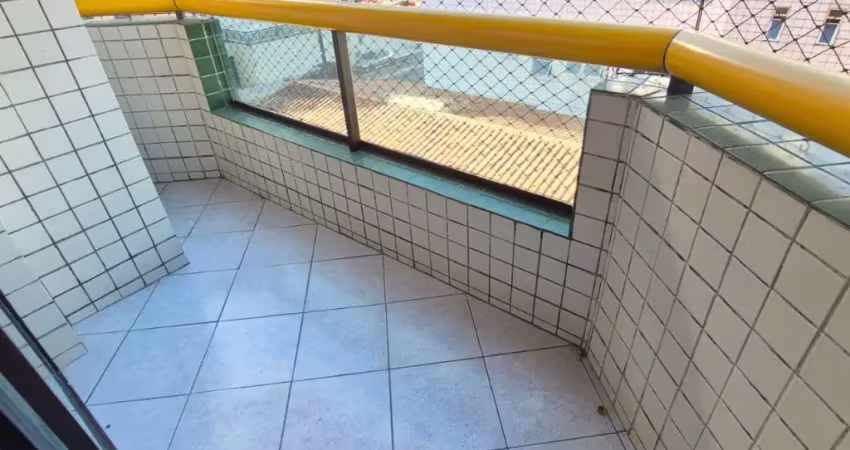 Locação definitiva em praia grande na tupi prédio com elevador e sacada