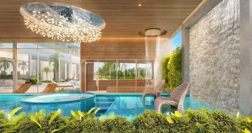 Luxo e exclusividade no brooklin – 70m² com lazer completo.