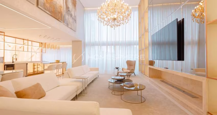 Condomínio One Sixty Cyrela | Apartamento de Alto Padrão à Venda no One Sixty Cyrela by YOO, Vila Olímpia, 4 quartos, sendo 4 suítes, 278m², mobiliado e decorado, projeto Lethicia Panossian, 4 vagas e